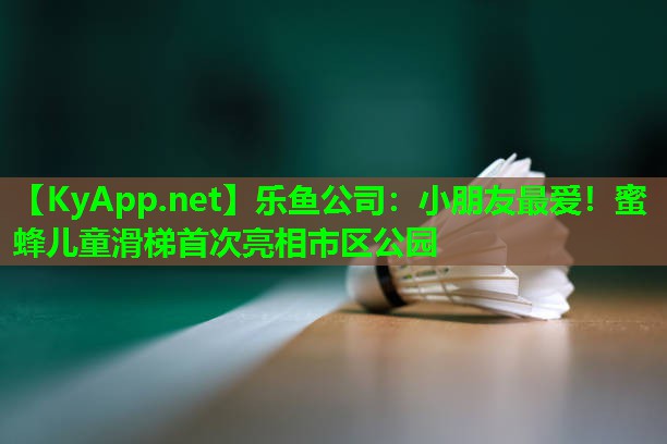 小朋友最爱!蜜蜂儿童滑梯首次亮相市区公园 小朋友最爱!蜜蜂儿童滑梯首次亮相市区公园